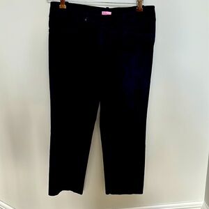 LIlly Pulitzer navy cropped pants
